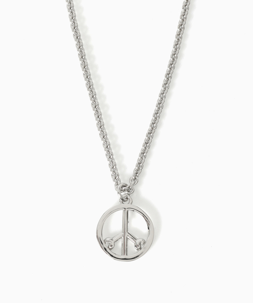 DISCOVERED(ディスカバード)の「DISCOVERED / ディスカバード BONE PEACE NECKLACE(ネックレス・メンズ・シルバー・FREE)」の2枚目の写真
