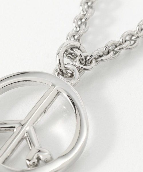 DISCOVERED(ディスカバード)の「DISCOVERED / ディスカバード BONE PEACE NECKLACE(ネックレス・メンズ・シルバー・FREE)」の4枚目の写真