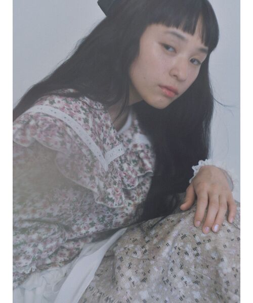 merry jenny（メリージェニー）の「frilly セーラーカラーブラウス（シャツ/ブラウス・レディース・オフホワイト/ピンク/ブラウン・FREE）」の5枚目の写真