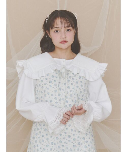 merry jenny（メリージェニー）の「frilly セーラーカラーブラウス（シャツ/ブラウス・レディース・オフホワイト/ピンク/ブラウン・FREE）」の20枚目の写真