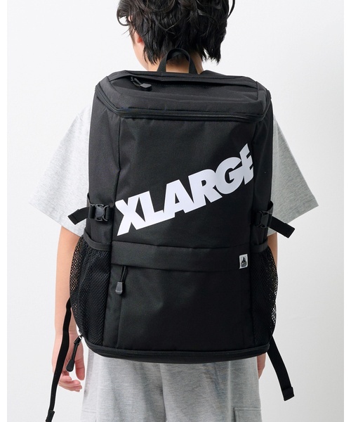 XLARGE KIDS(エクストララージキッズ)の「ロゴスクエアバックパック(バックパック/リュック・キッズ・ブラック・F)」の5枚目の写真