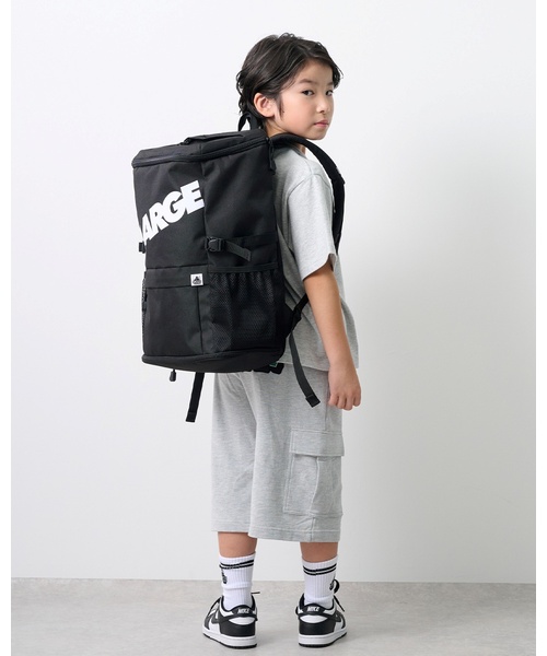 XLARGE KIDS(エクストララージキッズ)の「ロゴスクエアバックパック(バックパック/リュック・キッズ・ブラック・F)」の6枚目の写真