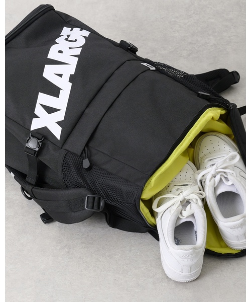 XLARGE KIDS(エクストララージキッズ)の「ロゴスクエアバックパック(バックパック/リュック・キッズ・ブラック・F)」の7枚目の写真