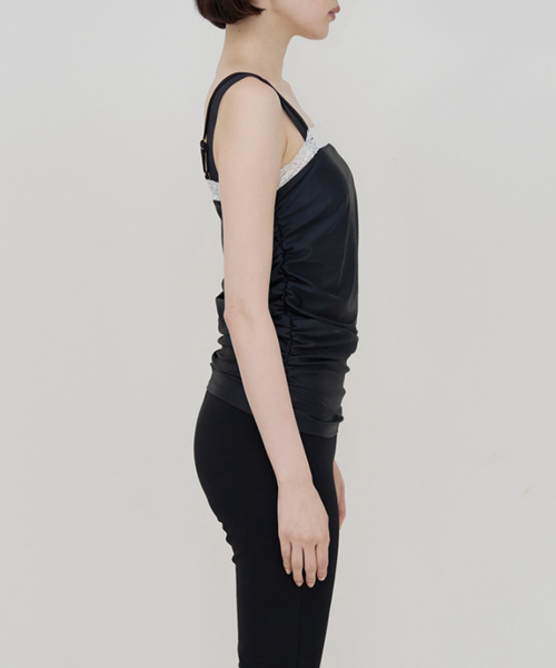 EDIT. FOR LULU(エディットフォールル)の「everyday*lulu Lace Top 2(キャミソール・レディース・ブラック・FREE)」の2枚目の写真