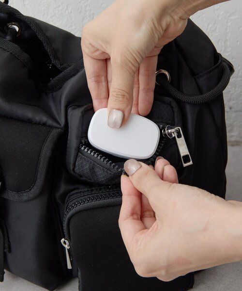 ear PAPILLONNER(イアパピヨネ)の「《ouchi企画》メニポケ巾着2WAYショルダーバッグ(ショルダーバッグ・レディース・ブラック/ブラウン・FREE)」の22枚目の写真