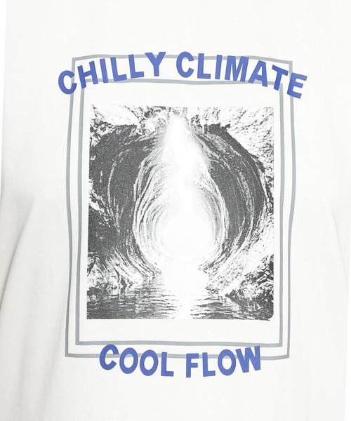 B&T CLUB(ビーティークラブ)の「Tシャツ 長袖 メンズ 大きいサイズ コットン100% プリント CHILLY CLIMATE クルーネック カットソー B&T CLUB (ビーアンドティークラブ)(Tシャツ/カットソー・メンズ・ブラック/ホワイト・X2(4L~5L)/X1(3L~4L))」の18枚目の写真