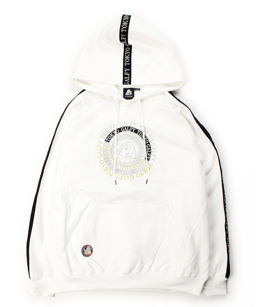 GALFY(ガルフィー)の「【GALFY/ガルフィー】成金パーカー(パーカー・メンズ・ホワイト/ブラック/レッド・M/L/XL)」の1枚目の写真