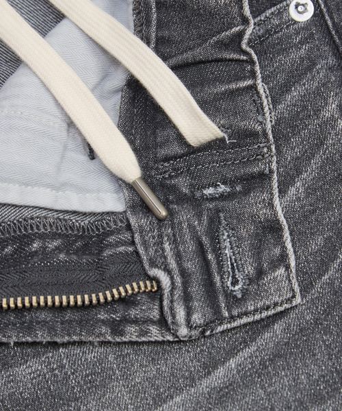 MEN'S MELROSE（メンズメルローズ）の「【RED CARD/レッドカード】Rhythm + Easy（デニムパンツ・メンズ・ブラック・2/4/3）」の4枚目の写真