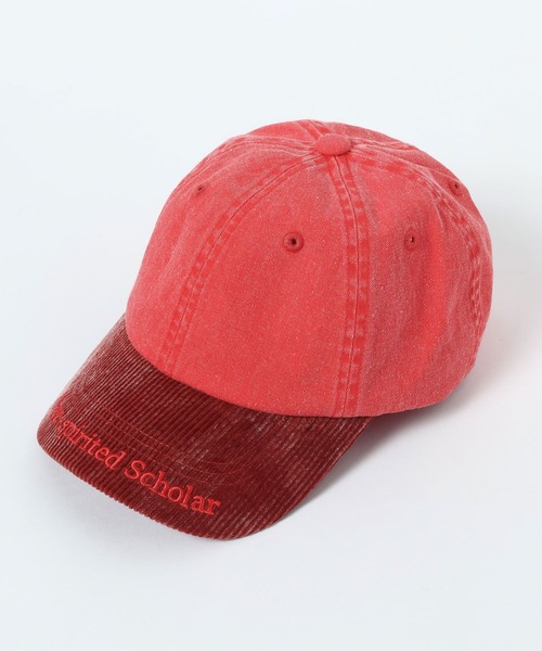 JEANASIS(ジーナシス)の「ツイルコールCAP/1055066(キャップ・レディース・ライトベージュ/ブラック/レッド・FREE)」の1枚目の写真