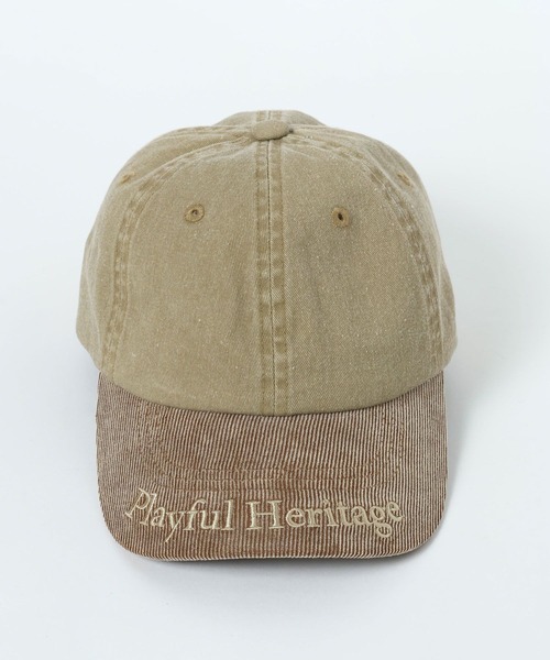 JEANASIS(ジーナシス)の「ツイルコールCAP/1055066(キャップ・レディース・ライトベージュ/ブラック/レッド・FREE)」の15枚目の写真