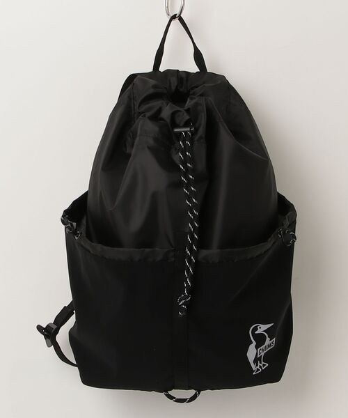 CHUMS(チャムス)の「CHUMS/チャムス イージーゴーナップサック Easy Go Knapsack(バックパック/リュック・レディース・ブラック/グレー・FREE)」の1枚目の写真