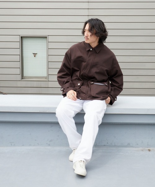 Dickies（ディッキーズ）の「Dickies/ディッキーズ TC TWILL UTILITY JACKET TCツイル ユーティリティ ジャケット メンズ レディース 2026年 秋 秋服 冬 冬服（ブルゾン・メンズ・ブラック/ダークブラウン・S/M/L）」の13枚目の写真