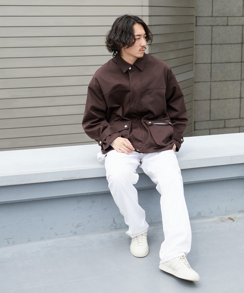 Dickies（ディッキーズ）の「Dickies/ディッキーズ TC TWILL UTILITY JACKET TCツイル ユーティリティ ジャケット メンズ レディース 2026年 秋 秋服 冬 冬服（ブルゾン・メンズ・ブラック/ダークブラウン・S/M/L）」の14枚目の写真