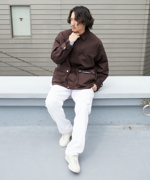 Dickies（ディッキーズ）の「Dickies/ディッキーズ TC TWILL UTILITY JACKET TCツイル ユーティリティ ジャケット メンズ レディース 2026年 秋 秋服 冬 冬服（ブルゾン・メンズ・ブラック/ダークブラウン・S/M/L）」の15枚目の写真