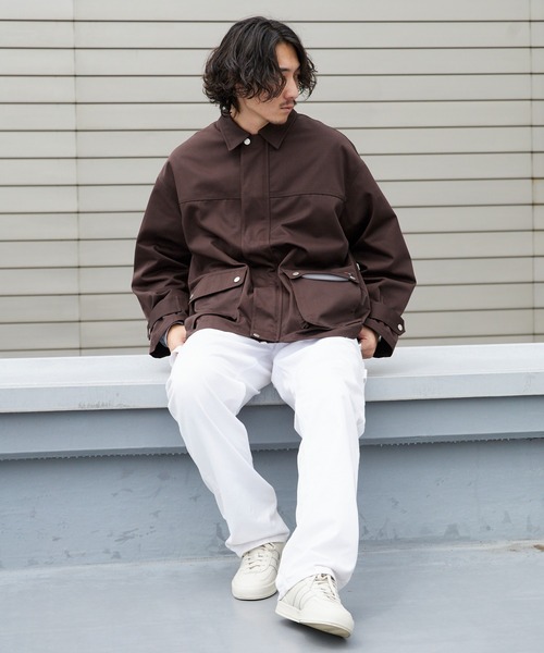 Dickies（ディッキーズ）の「Dickies/ディッキーズ TC TWILL UTILITY JACKET TCツイル ユーティリティ ジャケット メンズ レディース 2026年 秋 秋服 冬 冬服（ブルゾン・メンズ・ブラック/ダークブラウン・S/M/L）」の16枚目の写真