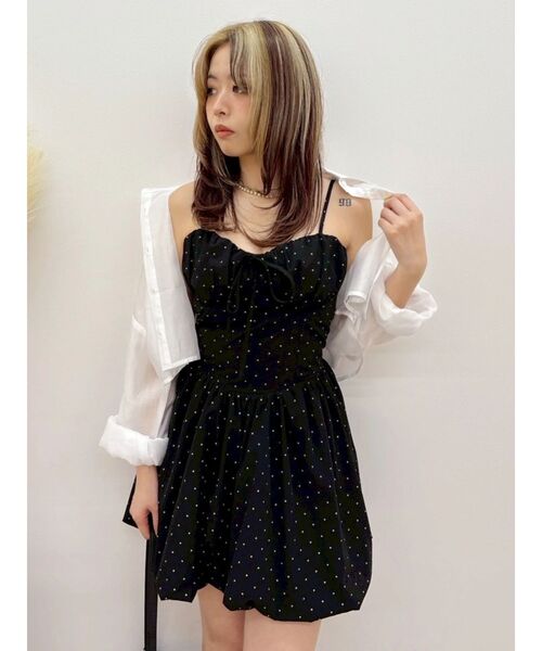 EVRIS(エヴリス)の「【新色追加】コルセットライクバルーンミニキャミワンピース(ワンピース・レディース・その他1/その他・SMALL/MEDIUM)」の11枚目の写真