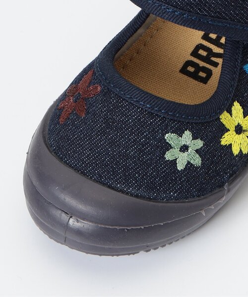 BREEZE（ブリーズ）の「刺繍ワンストラップスニーカー（スニーカー・キッズ・カーキ/インディゴブルー/ベージュ・15 /14/16/17/18/19）」の10枚目の写真