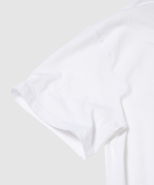 CECILIE BAHNSEN（セシリー バンセン）の「SHORT SLEEVE T-SHIRT WITH PRINT（Tシャツ/カットソー・レディース・ホワイト×ブラック・M/S）」の5枚目の写真