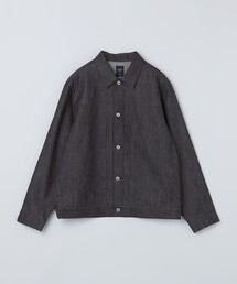 〈洗濯機可能〉デニムライク ジャケット(セットアップ対応)◇
