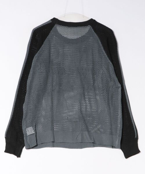 GORGE(ゴージ)の「配色ロゴメッシュニット|全3色(ニット/セーター・レディース・オフホワイト/チャコール/ボルドー・F)」の21枚目の写真