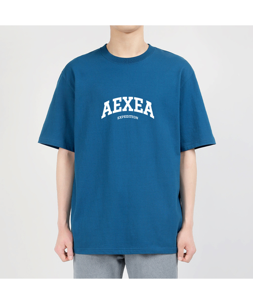 AEXEA（アクシー）の「エクスペディション 半袖Tシャツ F05BRD_ABX11040（Tシャツ/カットソー・メンズ・ブラック/グレー系その他/ブルー/ホワイト・L/M/S/XL）」の4枚目の写真