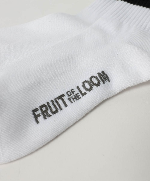 DULTON（ダルトン）の「DTN×FRUIT OF THE LOOM SOCKS 2PCS SET BLACK/WHITE/靴下 2pcs セット（ソックス/靴下・メンズ・ブラック×ホワイト・FREE）」の9枚目の写真