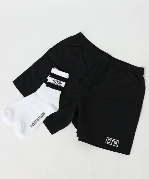 DULTON（ダルトン）の「DTN×FRUIT OF THE LOOM SOCKS 2PCS SET BLACK/WHITE/靴下 2pcs セット（ソックス/靴下・メンズ・ブラック×ホワイト・FREE）」の13枚目の写真