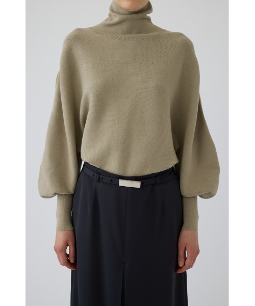 RIM.ARK(リムアーク)の「Dolman wide washable knit(ドルマン ワイド ウォッシャブル ニット)(ニット/セーター・レディース・グリーン/ベージュ/グレー/ブラック・36/38)」の6枚目の写真