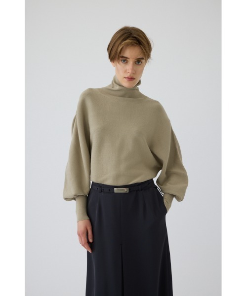 RIM.ARK(リムアーク)の「Dolman wide washable knit(ドルマン ワイド ウォッシャブル ニット)(ニット/セーター・レディース・グリーン/ベージュ/グレー/ブラック・36/38)」の7枚目の写真