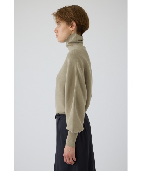 RIM.ARK(リムアーク)の「Dolman wide washable knit(ドルマン ワイド ウォッシャブル ニット)(ニット/セーター・レディース・グリーン/ベージュ/グレー/ブラック・36/38)」の12枚目の写真