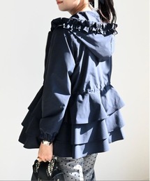 Neige（ネージュ）の「撥水シャカシャカティアードフリルパーカー（その他アウター）」