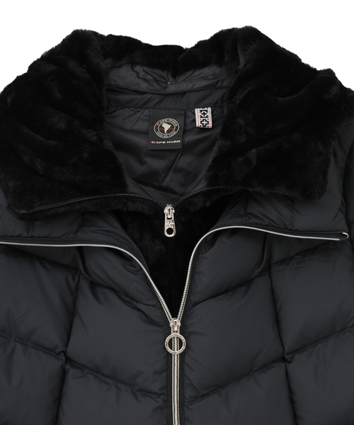 Liesse(リエス)の「【CAPE HORN/ケープホーン】ダウンジャケット(D2566 ALVAREZ MATT)(ダウンジャケット/コート・レディース・ベージュ/ブラック・42/44)」の8枚目の写真