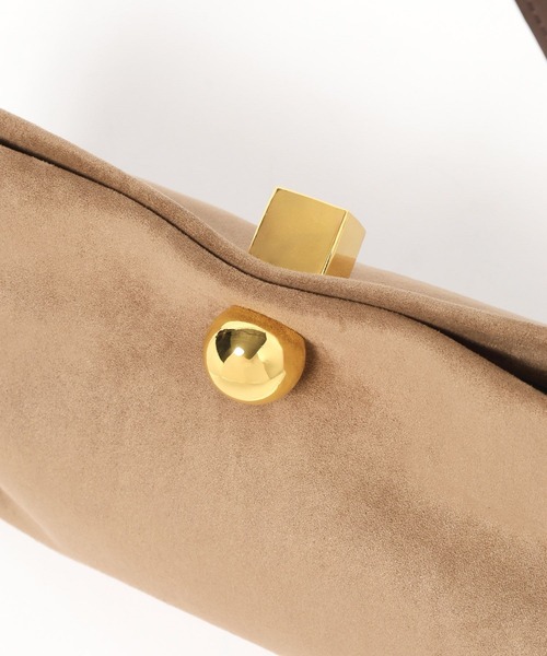 Elura(エルーラ)の「【LE VERNIS(ル・ベルニ)】Ball&cube mini bag/(ハンドバッグ・レディース・チャコールグレー/ベージュ・FREE)」の14枚目の写真