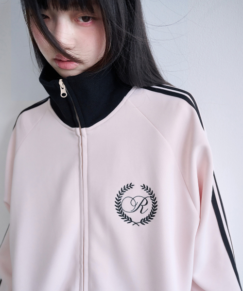 REISE MIYA（レイズミヤ）の「ハチ ルーズ トラックトップス [PINK]（ナイロンジャケット・レディース・その他・MEDIUM/SMALL）」の2枚目の写真