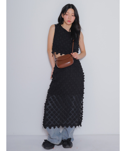 BOMNAL BOUTIQUE(ボムナルブティック)の「クラムミニバッグ _ ブラウン(メッセンジャーバッグ・レディース・その他・FREE)」の3枚目の写真