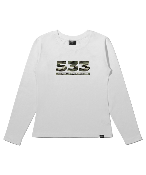 PEID（ペイド）の「PD 533 スリムフィット長袖Tシャツ 2カラー（Tシャツ/カットソー・レディース・ブラック/ホワイト・X-SMALL/SMALL/MEDIUM）」の5枚目の写真