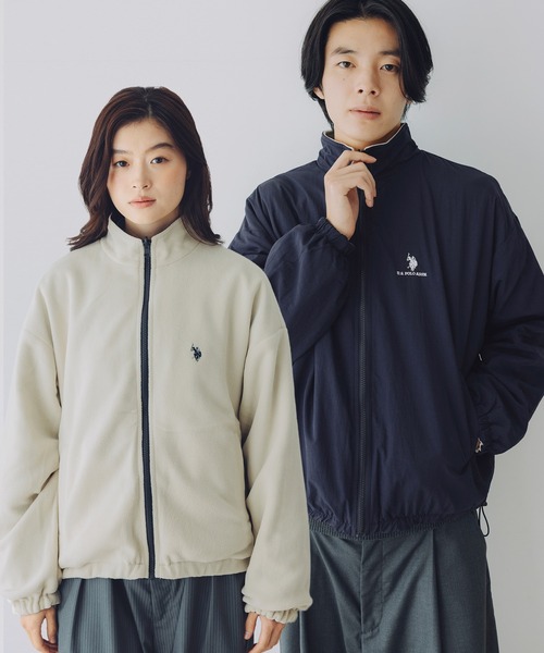U.S. POLO ASSN.(ユーエスポロアッスン)の「U.S. POLO ASSN. /ナイロンタフタ×フリース リバーシブルジャケット(ナイロンジャケット・メンズ・ワイン系/ネイビー系/ブラウン系/ブラック系・L/M/S/XS)」の3枚目の写真