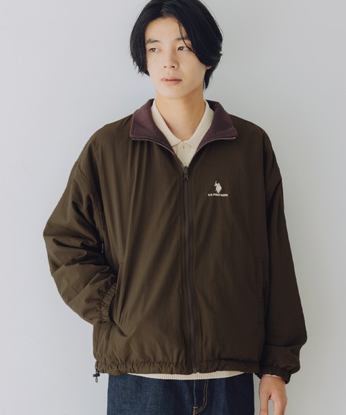 U.S. POLO ASSN.(ユーエスポロアッスン)の「U.S. POLO ASSN. /ナイロンタフタ×フリース リバーシブルジャケット(ナイロンジャケット・メンズ・ワイン系/ネイビー系/ブラウン系/ブラック系・L/M/S/XS)」の17枚目の写真