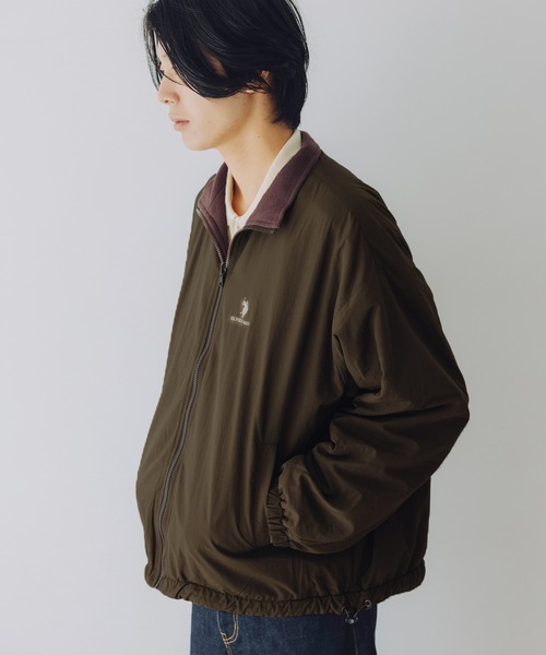 U.S. POLO ASSN.(ユーエスポロアッスン)の「U.S. POLO ASSN. /ナイロンタフタ×フリース リバーシブルジャケット(ナイロンジャケット・メンズ・ワイン系/ネイビー系/ブラウン系/ブラック系・L/M/S/XS)」の18枚目の写真