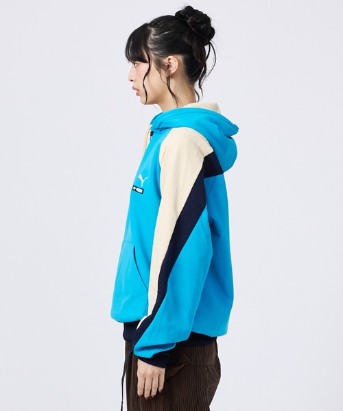 PUMA（プーマ）の「【PUMA × SCYE / プーマ × サイ】HALF ZIP HOOD / ハーフジップフード（パーカー・メンズ・カーキ/ブルー・L/XL/M）」の16枚目の写真