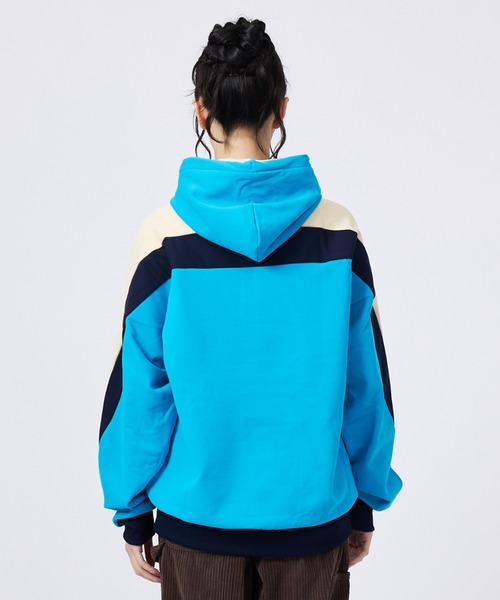 PUMA（プーマ）の「【PUMA × SCYE / プーマ × サイ】HALF ZIP HOOD / ハーフジップフード（パーカー・メンズ・カーキ/ブルー・L/XL/M）」の17枚目の写真