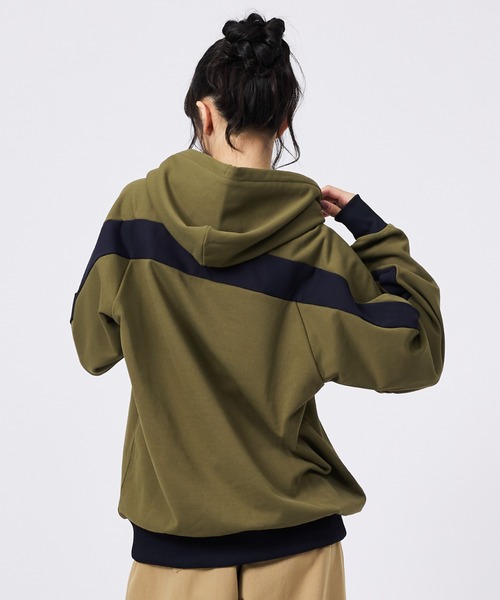 PUMA（プーマ）の「【PUMA × SCYE / プーマ × サイ】HALF ZIP HOOD / ハーフジップフード（パーカー・メンズ・カーキ/ブルー・L/XL/M）」の8枚目の写真