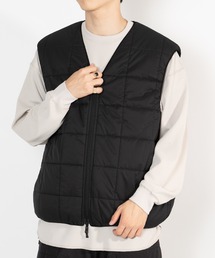 ATON/エイトン】TECHNO COTTON PADDED VEST/テクノコットンパデット