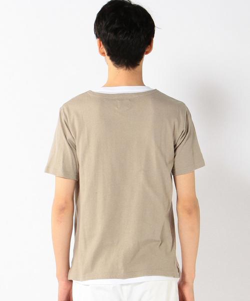 coen(コーエン)の「メンアサレイヤードTシャツ(Tシャツ/カットソー・メンズ・ブラック/ベージュ・SMALL/MEDIUM/LARGE/X-LARGE)」の7枚目の写真