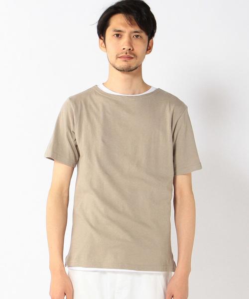 coen(コーエン)の「メンアサレイヤードTシャツ(Tシャツ/カットソー・メンズ・ブラック/ベージュ・SMALL/MEDIUM/LARGE/X-LARGE)」の8枚目の写真