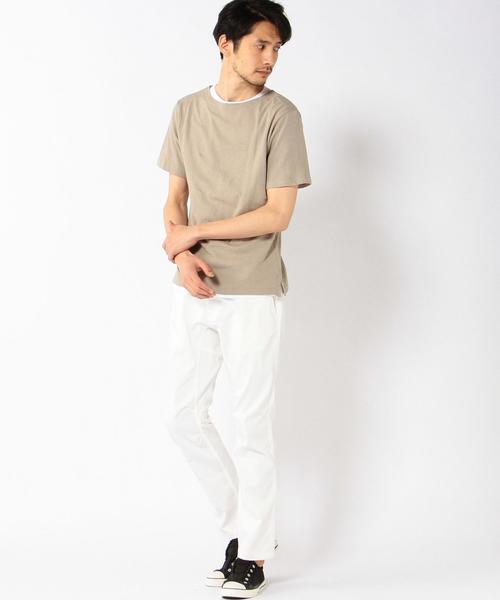 coen(コーエン)の「メンアサレイヤードTシャツ(Tシャツ/カットソー・メンズ・ブラック/ベージュ・SMALL/MEDIUM/LARGE/X-LARGE)」の3枚目の写真