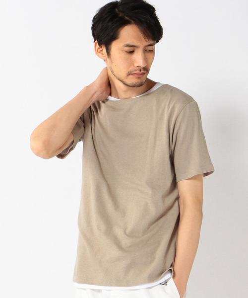 coen(コーエン)の「メンアサレイヤードTシャツ(Tシャツ/カットソー・メンズ・ブラック/ベージュ・SMALL/MEDIUM/LARGE/X-LARGE)」の15枚目の写真