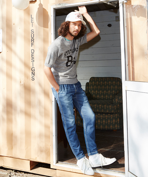 HYSTERIC GLAMOUR（ヒステリックグラマー）の「WOMAN ON 84 pt プルオ-バ-（ニット/セーター・メンズ・ホワイト/ネイビー/トップグレー・LARGE/MEDIUM/SMALL）」の16枚目の写真