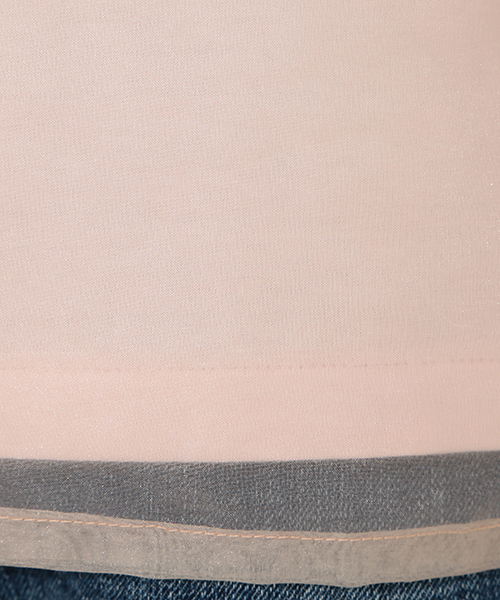 CAROLINA GLASER（カロリナ グレイサー）の「▼【オフホワイト・ブラック予約】CAROLINA GLASER / オーガーンジーバルーンスリーブ トップス（Tシャツ/カットソー・レディース・オフホワイト/ブラック/ピンク・ONE SIZE）」の11枚目の写真