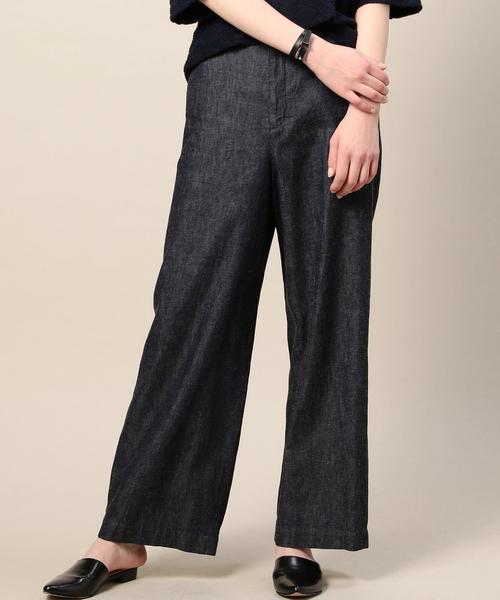 BEAUTY&YOUTH UNITED ARROWS(ビューティーアンドユースユナイテッドアローズ)の「BY デニムワイドパンツ◆(デニムパンツ・レディース・コバルトブルー/ネイビー・SMALL/MEDIUM)」の2枚目の写真